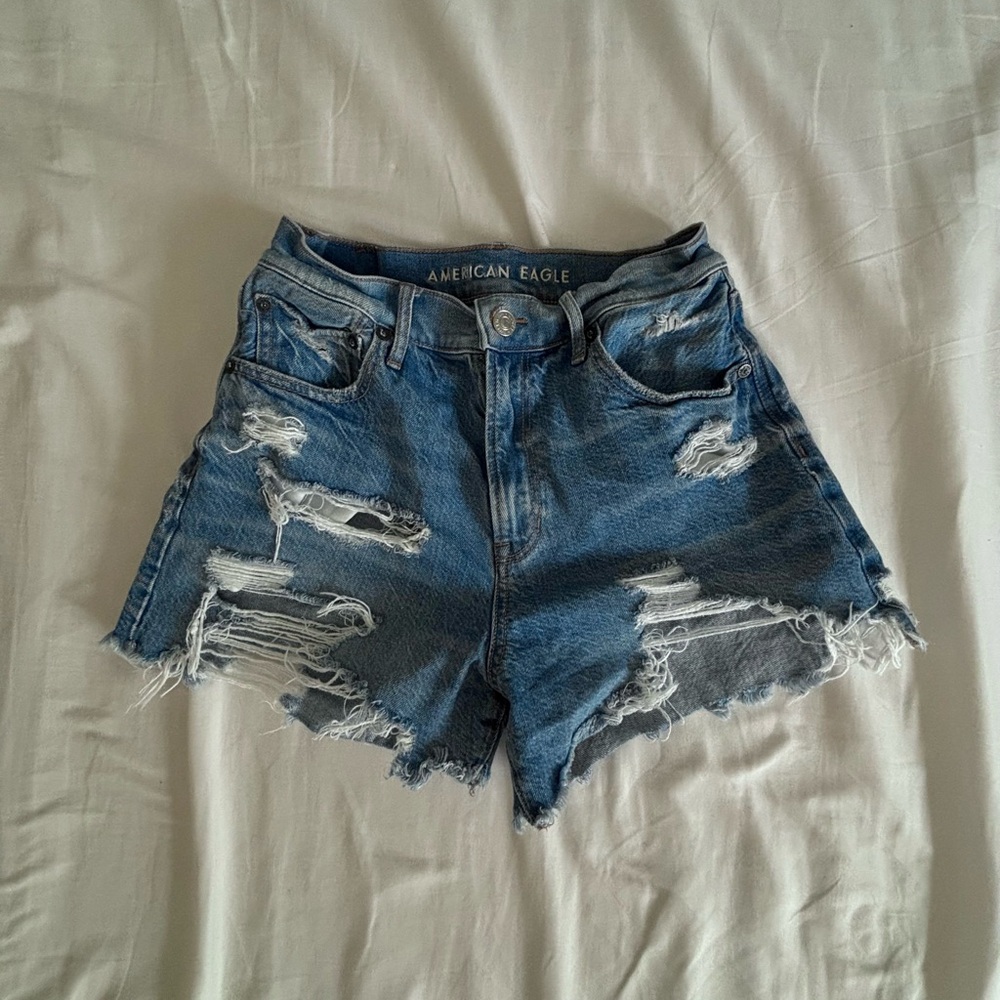 American Eagle Distressed Denim Shorts